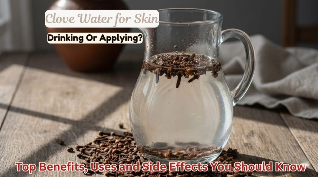Clove water for face benefits