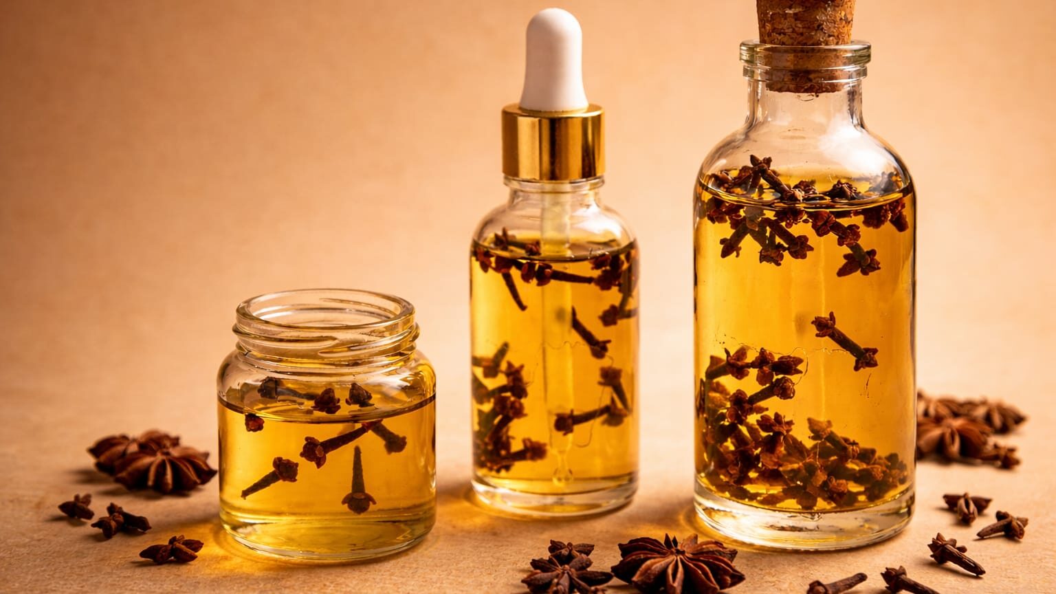 Clove oil benefits for skin and hair, clove oil uses, and how to dilute and apply clove oil safely on face and hair.