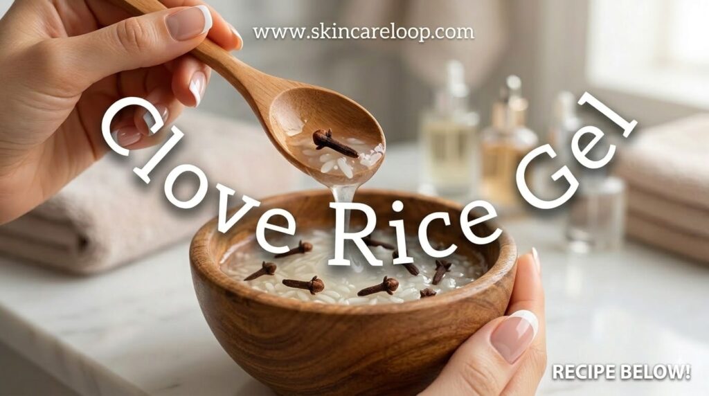 clove rice gel for open pores