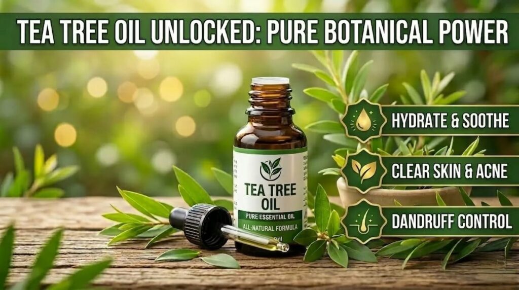 uses of tea tree oil for face and hair