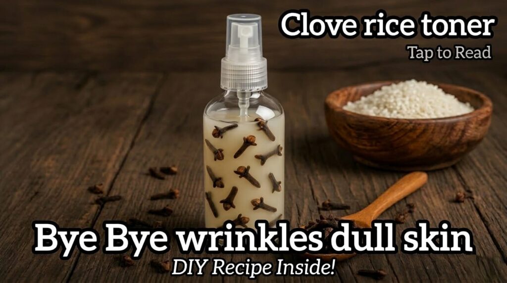 clove and rice toner for face