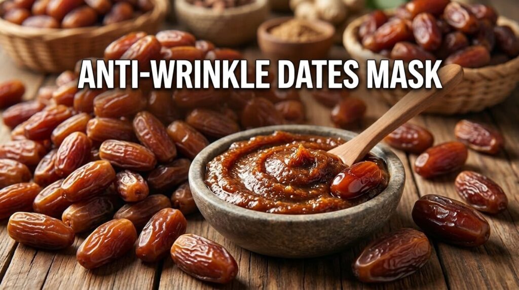 dates mask for anti-aging and dull skin