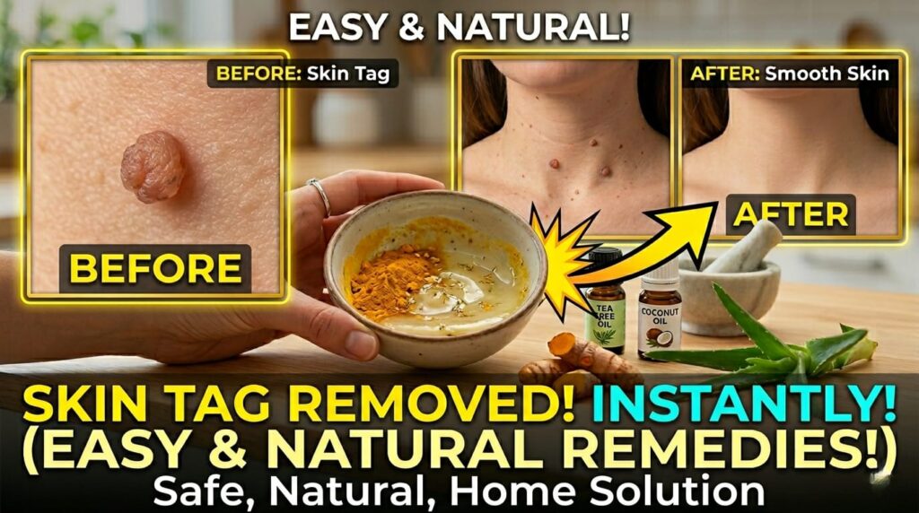 How to Remove Skin Tags at Home with 3 Natural Remedies (That Actually Work)
