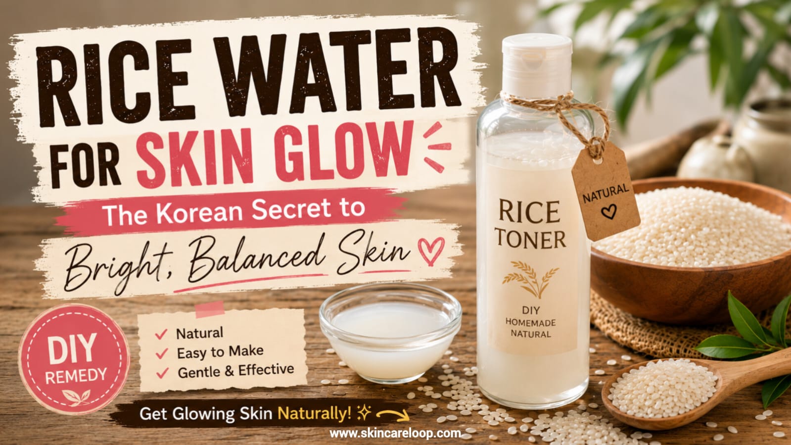 The DIY Rice Water Toner Recipe